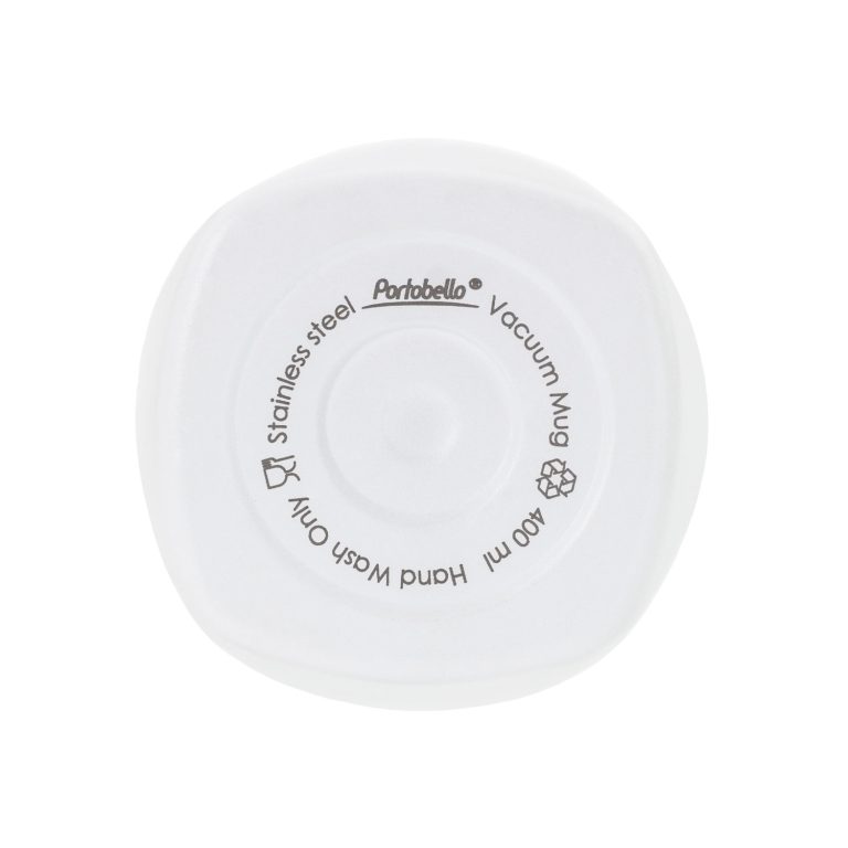 Термокружка вакуумная Вива (Viva), белая — изображение 4