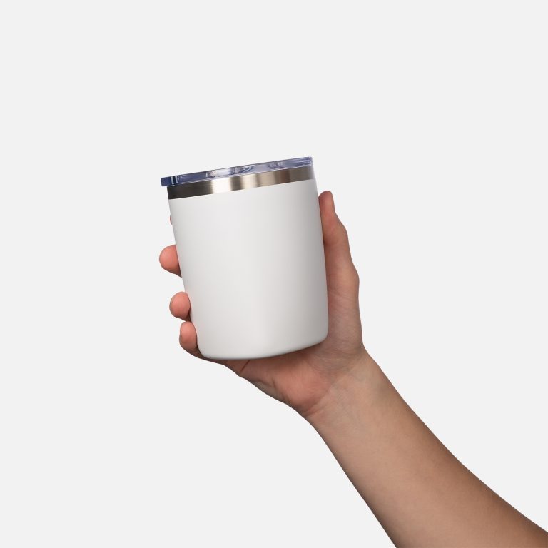 Термокружка вакуумная Вива (Viva), белая — изображение 7