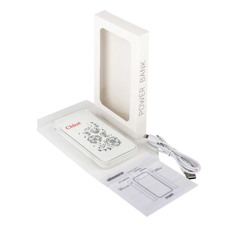 Внешний аккумулятор с подсветкой Старлайт Плюс PB (Starlight Plus PB) 10000 mAh, белый — изображение 9