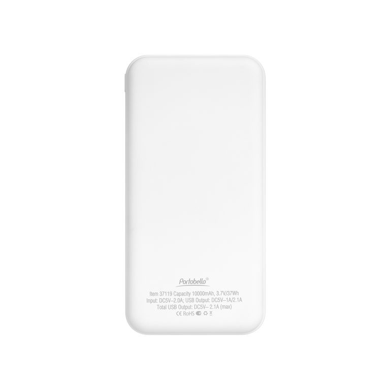 Внешний аккумулятор с подсветкой Старлайт Плюс PB (Starlight Plus PB) 10000 mAh, белый — изображение 5