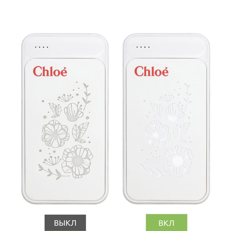 Внешний аккумулятор с подсветкой Старлайт Плюс PB (Starlight Plus PB) 10000 mAh, белый — изображение 7