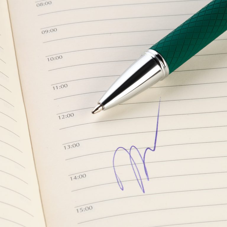 Шариковая ручка Альт (Alt), зеленая — изображение 4