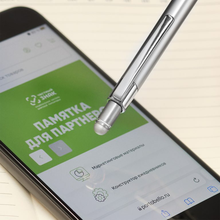 Шариковая ручка Леви (Levi), серая — изображение 5