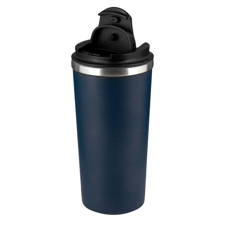 Термокружка вакуумная Палермо (Palermo), синяя — изображение 3