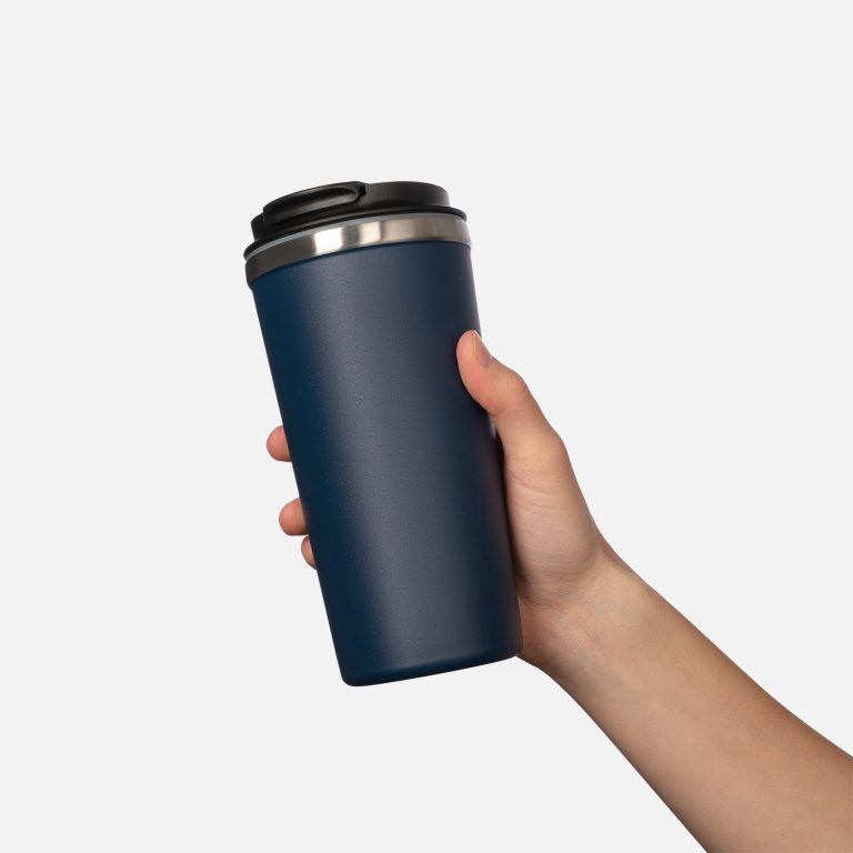 Термокружка вакуумная Палермо (Palermo), синяя — изображение 7