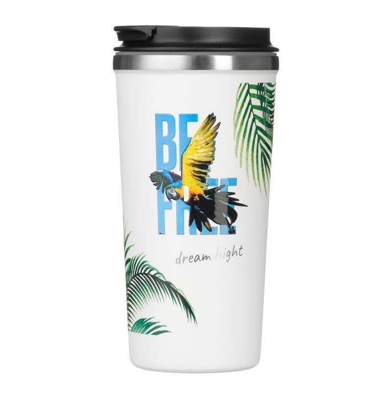 Термокружка вакуумная Палермо (Palermo), белая, зернистое покрытие — изображение 10