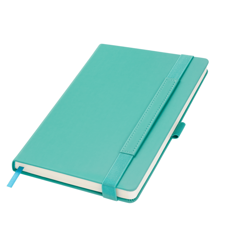 Ежедневник Альфа (Alpha) недатированный, бирюзовый/серый — изображение 2
