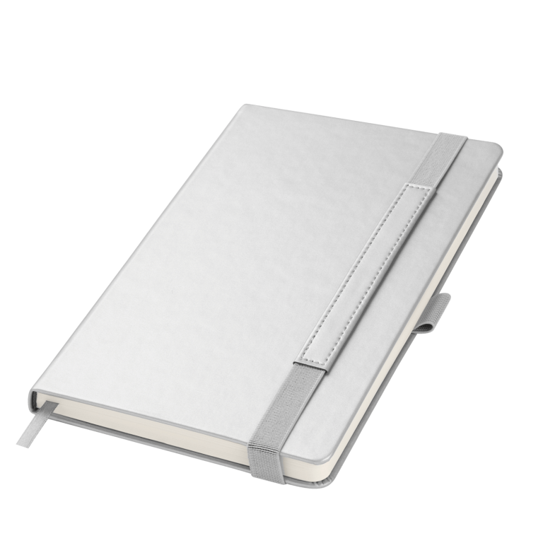 Ежедневник Альфа (Alpha) недатированный, серебро/серый — изображение 2