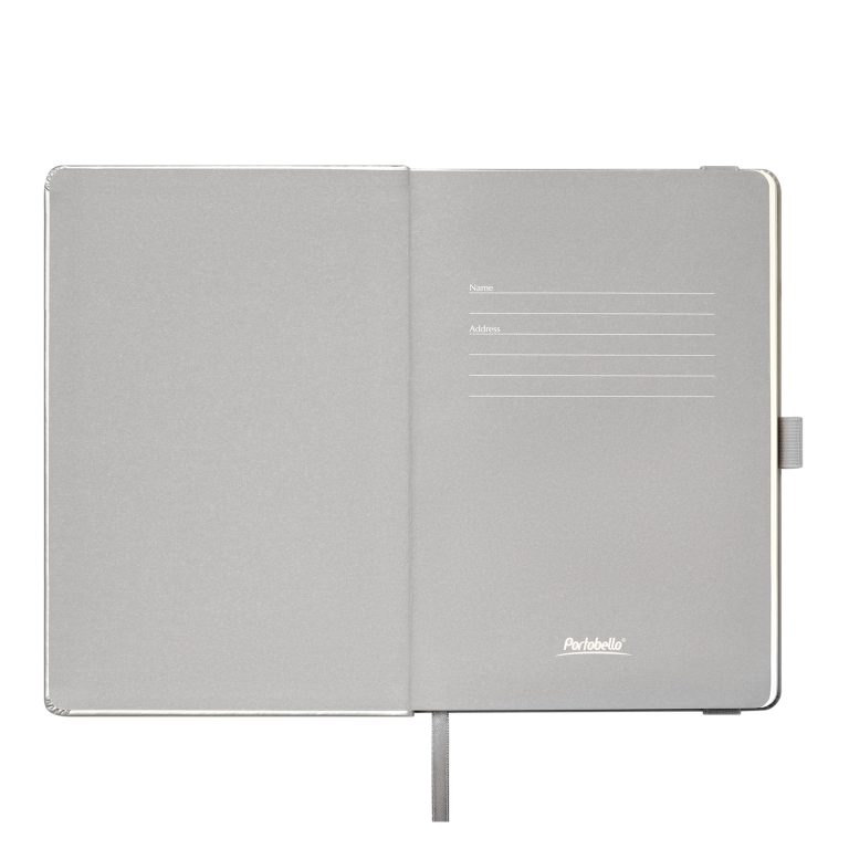 Ежедневник Альфа (Alpha) недатированный, серебро/серый — изображение 7