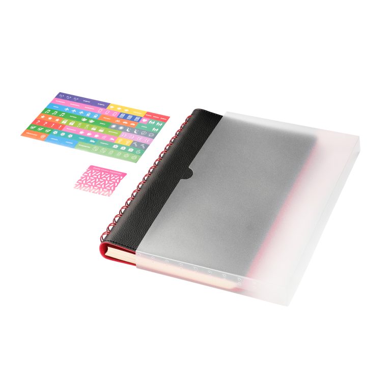 Ежедневник Виста (Vista) недатированный, черный/красный — изображение 10