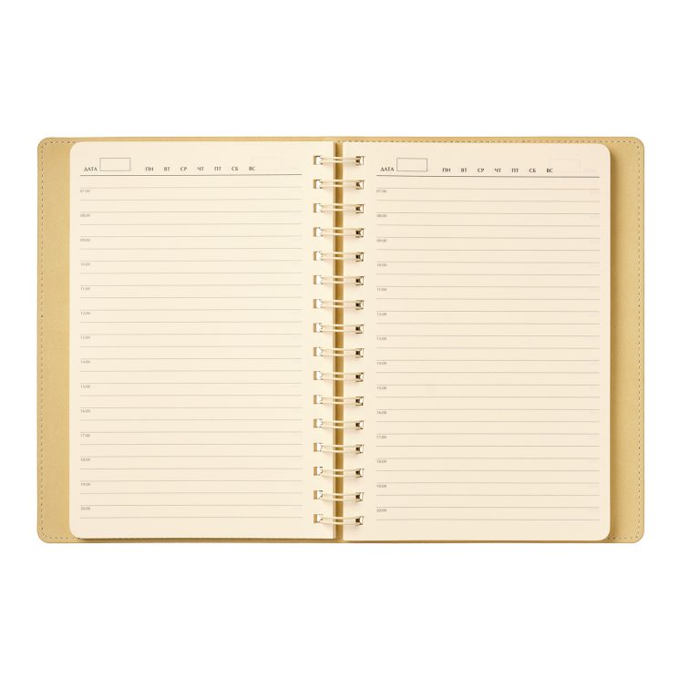 Ежедневник Виста (Vista) недатированный, синий/бежевый — изображение 8