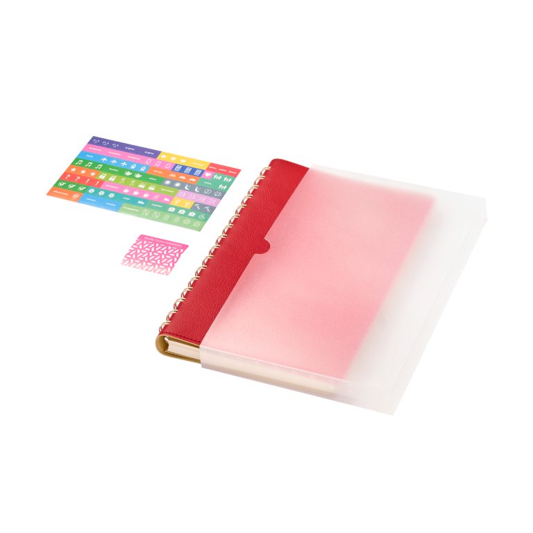 Ежедневник Виста (Vista) недатированный, красный/бежевый — изображение 10