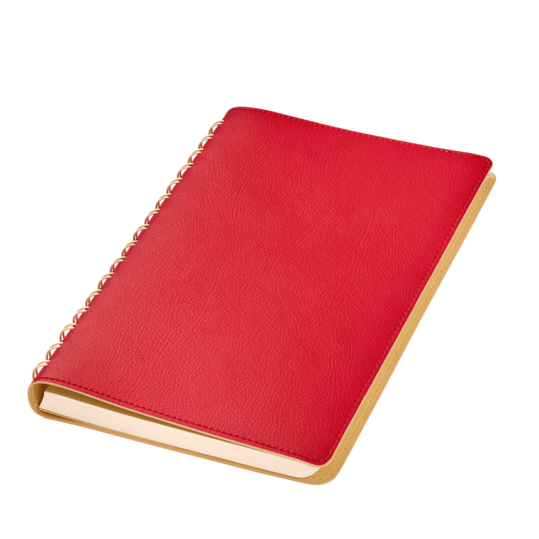 Ежедневник Виста (Vista) недатированный, красный/бежевый — изображение 2