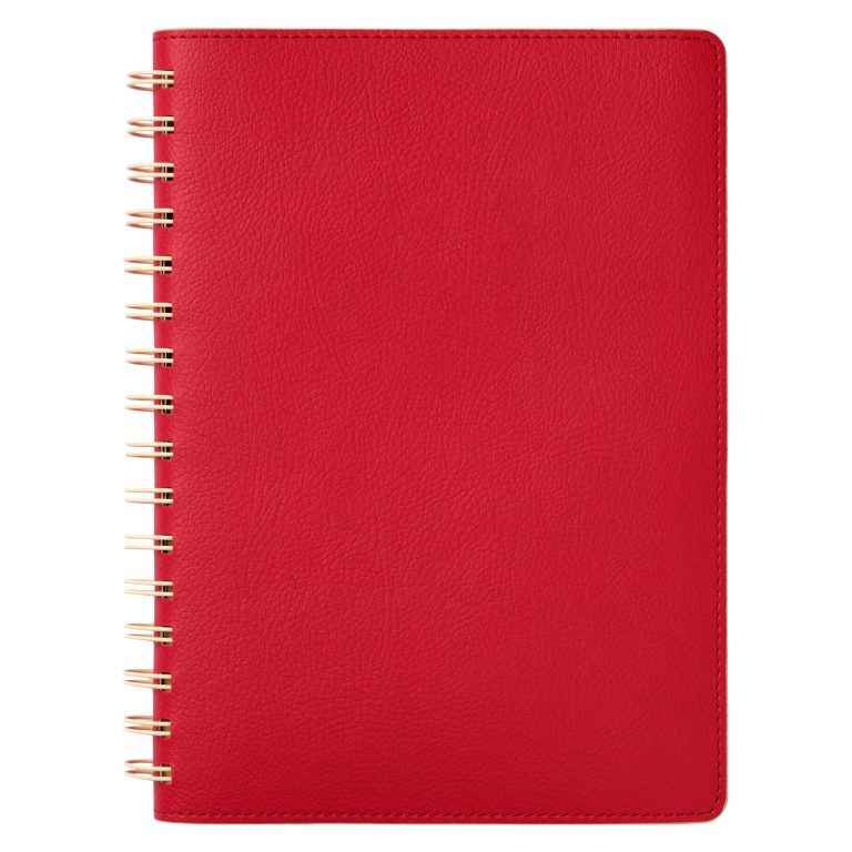 Ежедневник Виста (Vista) недатированный, красный/бежевый — изображение 3