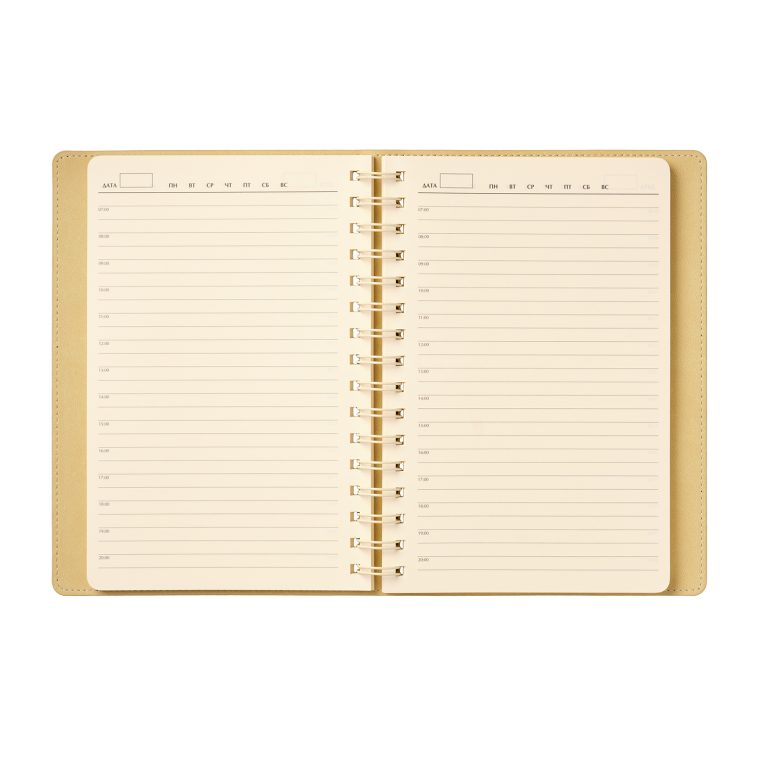 Ежедневник Виста (Vista) недатированный, красный/бежевый — изображение 8