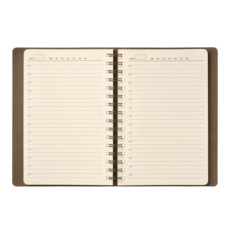 Ежедневник Виста (Vista) недатированный, оранжевый/коричневый — изображение 9