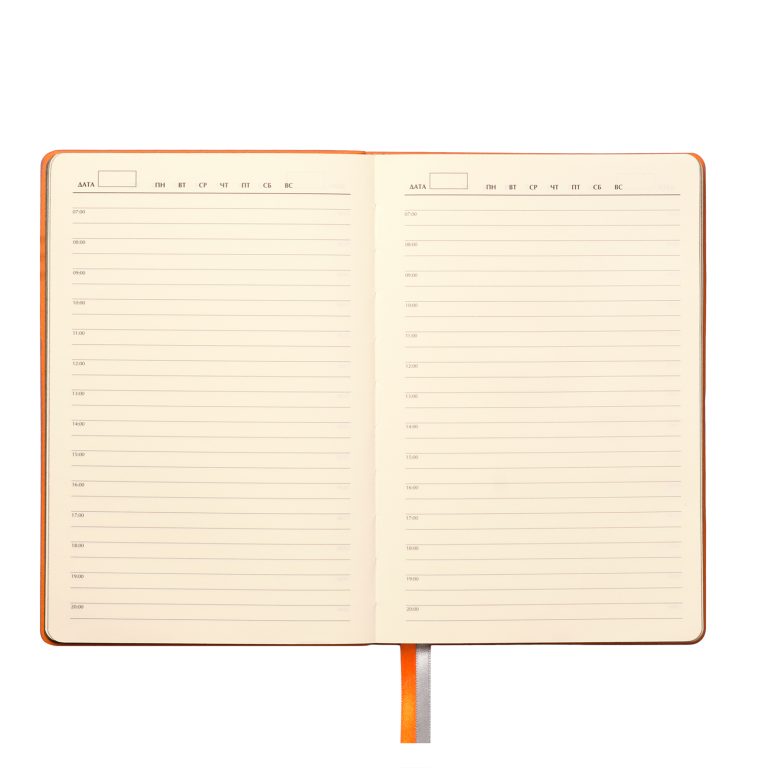 Ежедневник Твид (Tweed) недатированный, оранжевый — изображение 9