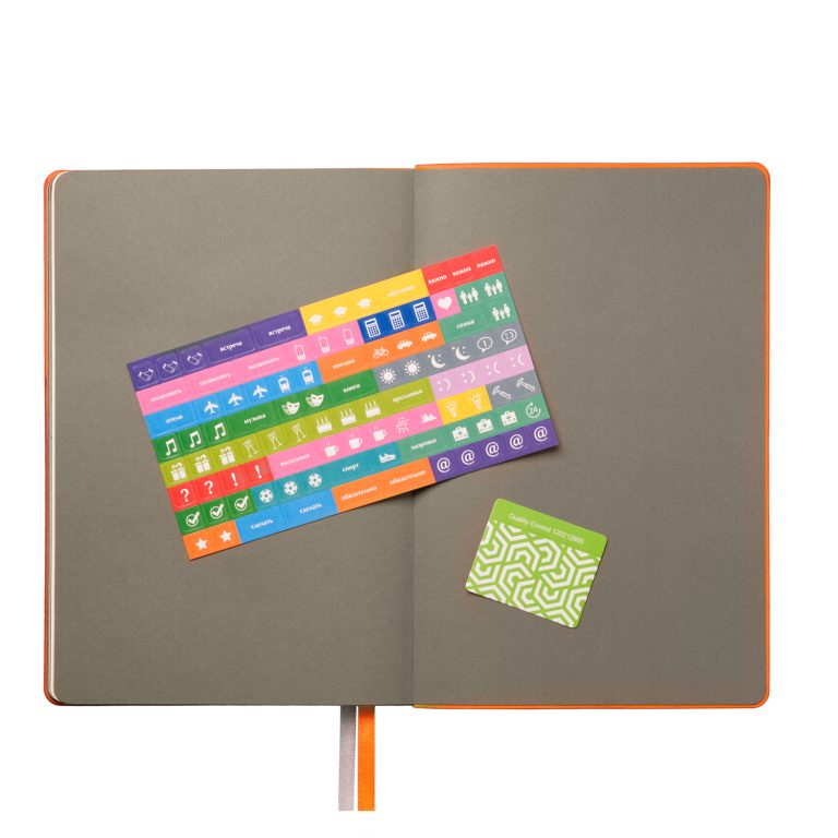 Ежедневник Твид (Tweed) недатированный, оранжевый — изображение 10