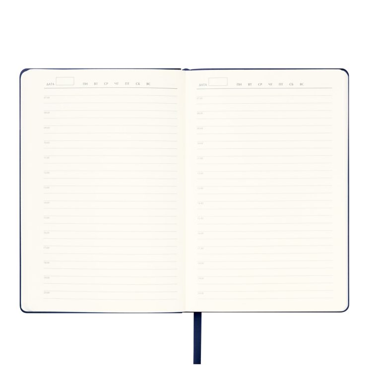 Ежедневник Спарк (Spark) недатированный, синий (с упаковкой, со стикерами) — изображение 9