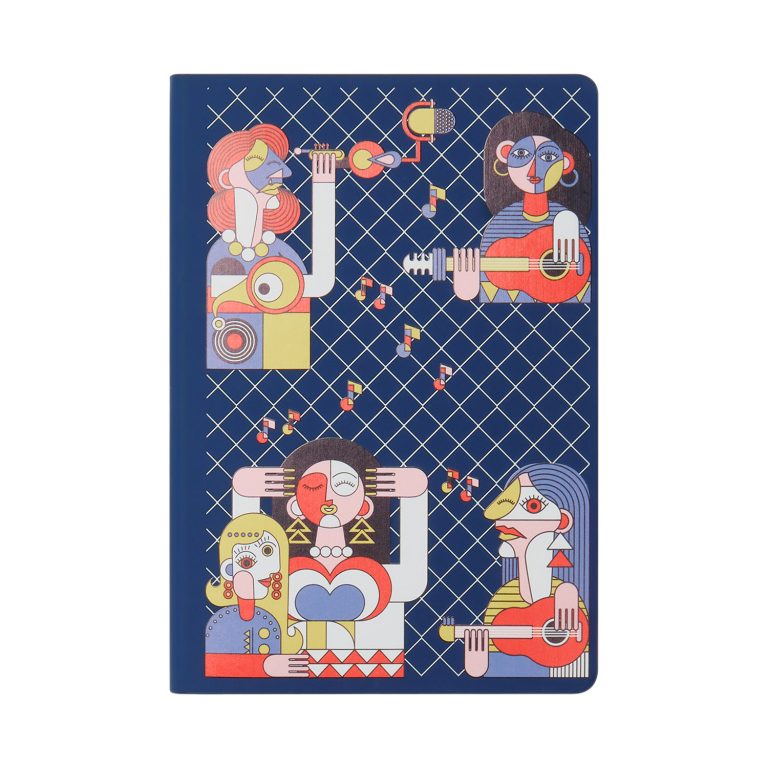 Ежедневник Спарк (Spark) недатированный, синий (с упаковкой, со стикерами) — изображение 2