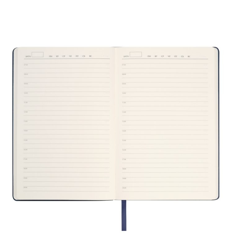 Ежедневник Стар (Star) недатированный, синий (с упаковкой, со стикерами) — изображение 10