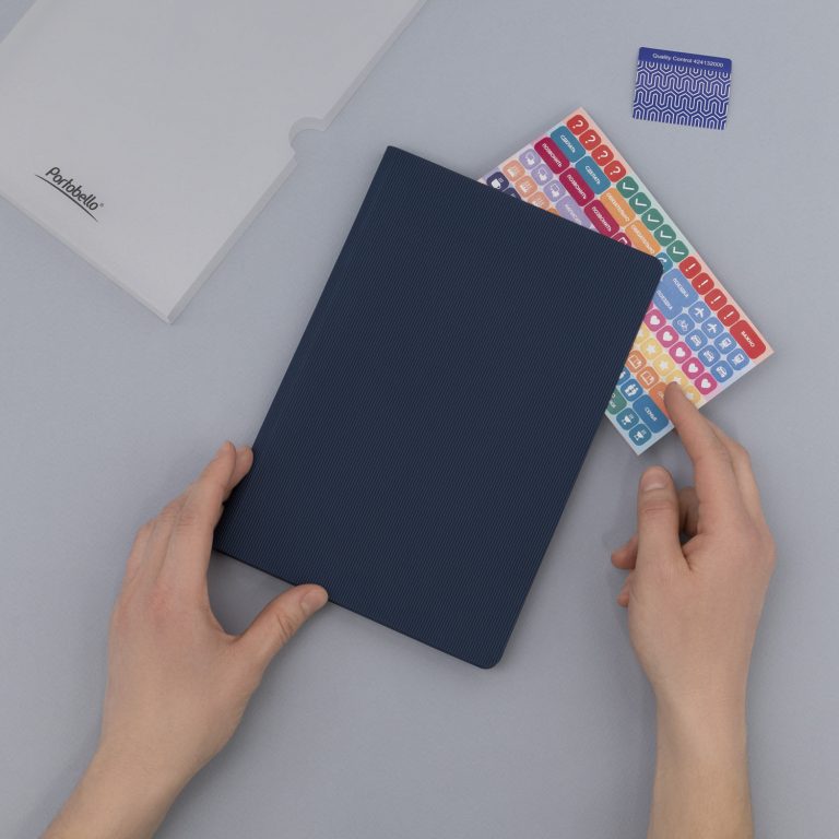 Ежедневник Рейн (Rain) недатированный, синий — изображение 8