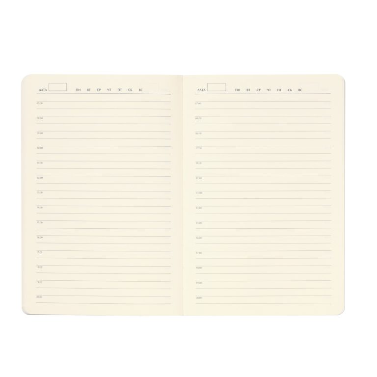 Ежедневник Мун Ривер (Moon River) недатированный, бургунди — изображение 6