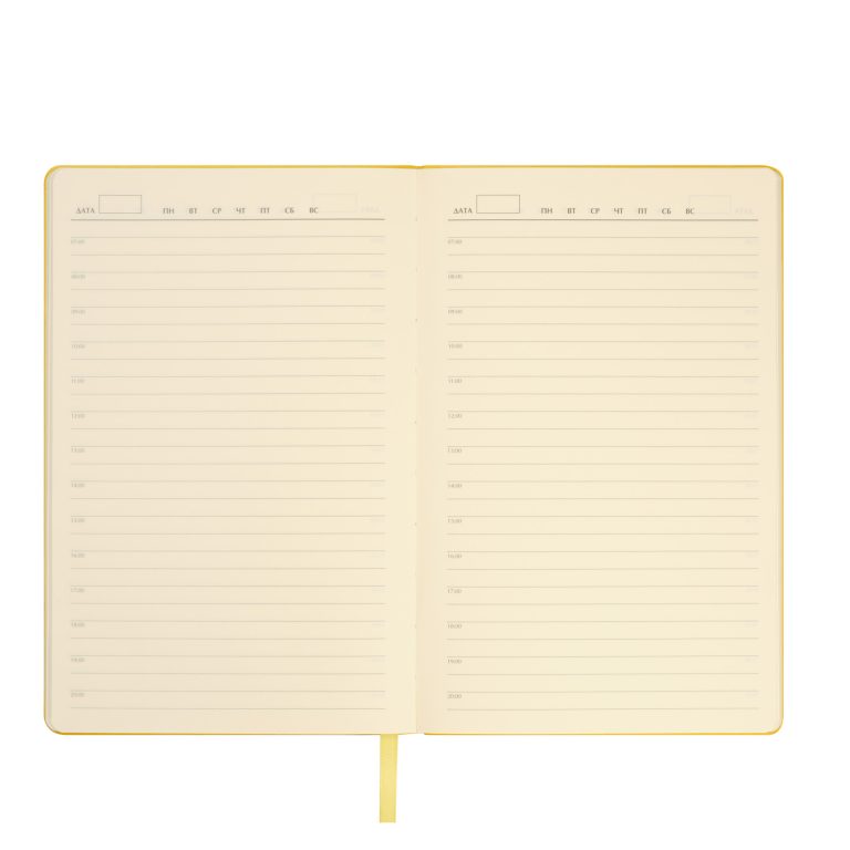 Ежедневник Латте (Latte NEW) недатированный, желтый/желтый — изображение 9
