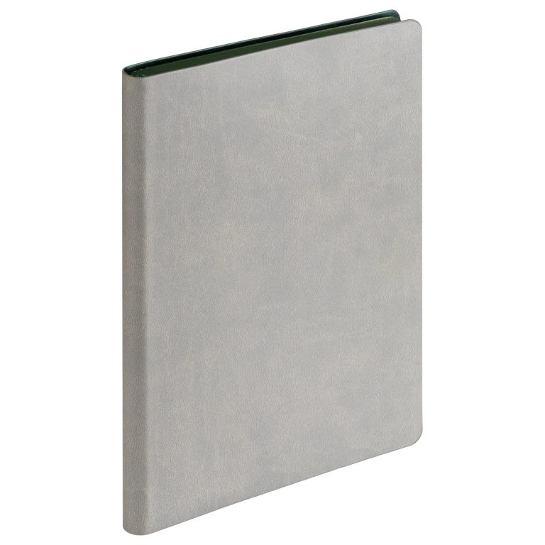 Ежедневник Латте (Latte NEW) недатированный, серый/зеленый — изображение 4