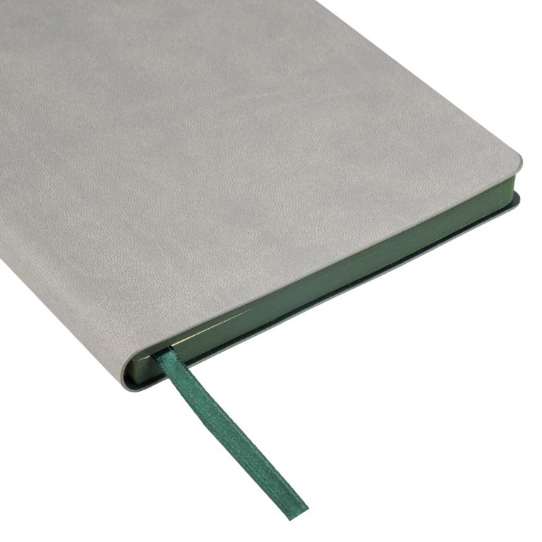 Ежедневник Латте (Latte NEW) недатированный, серый/зеленый — изображение 7