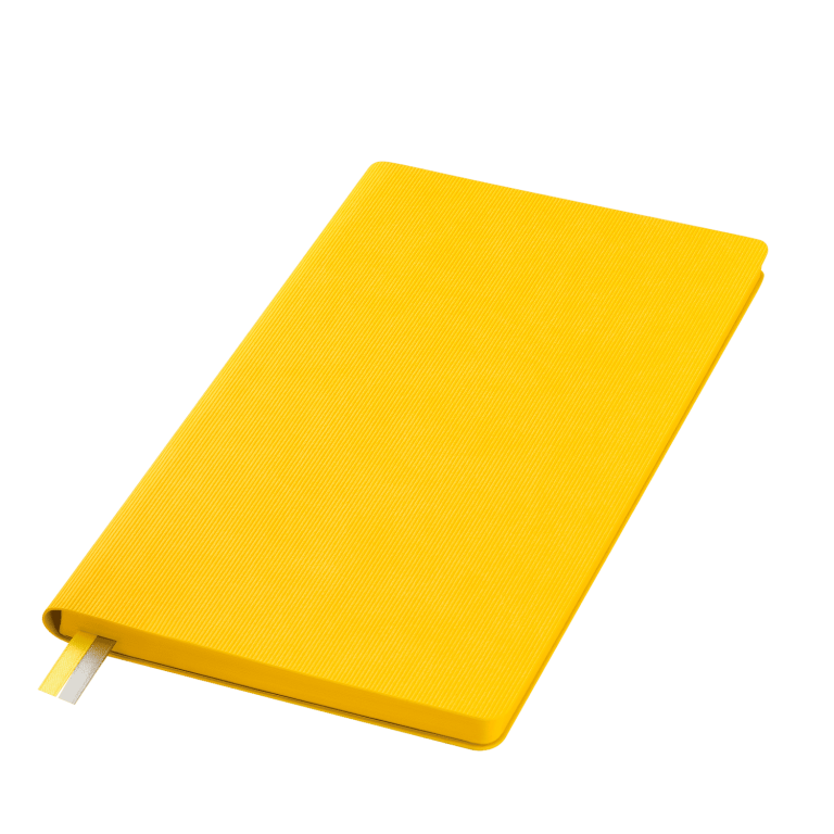 Ежедневник Рейн (Rain) недатированный, желтый (без упаковки, без стикера) — изображение 2
