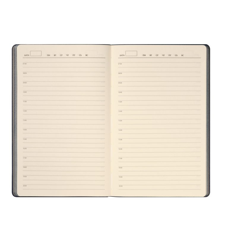 Ежедневник Рейн (Rain) недатированный, синий (без упаковки, без стикера) — изображение 9