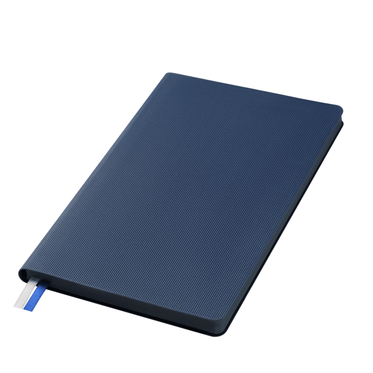 Ежедневник Рейн (Rain) недатированный, синий (без упаковки, без стикера) — изображение 2