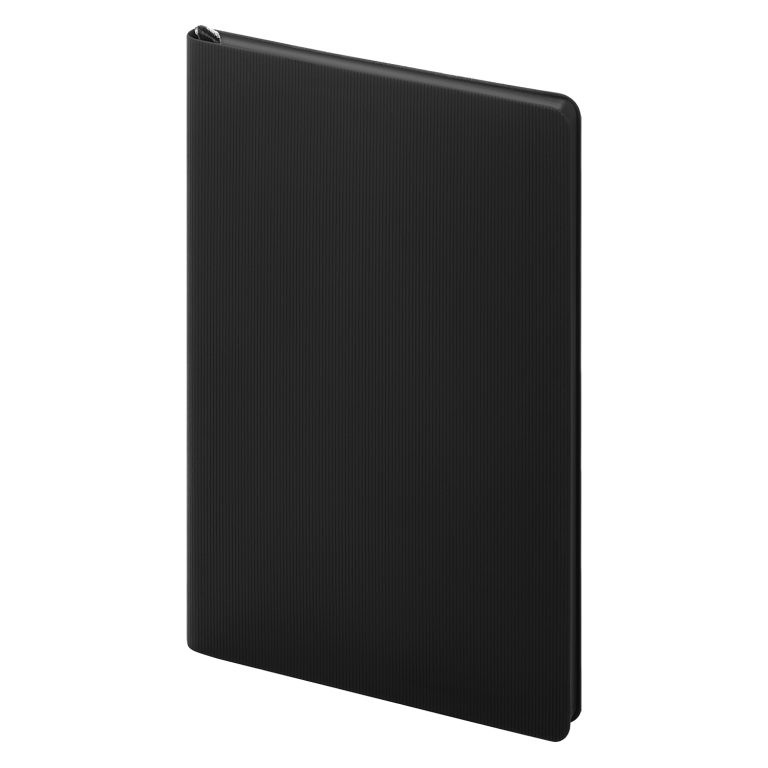 Ежедневник Рейн (Rain) недатированный, черный (без упаковки, без стикера) — изображение 5