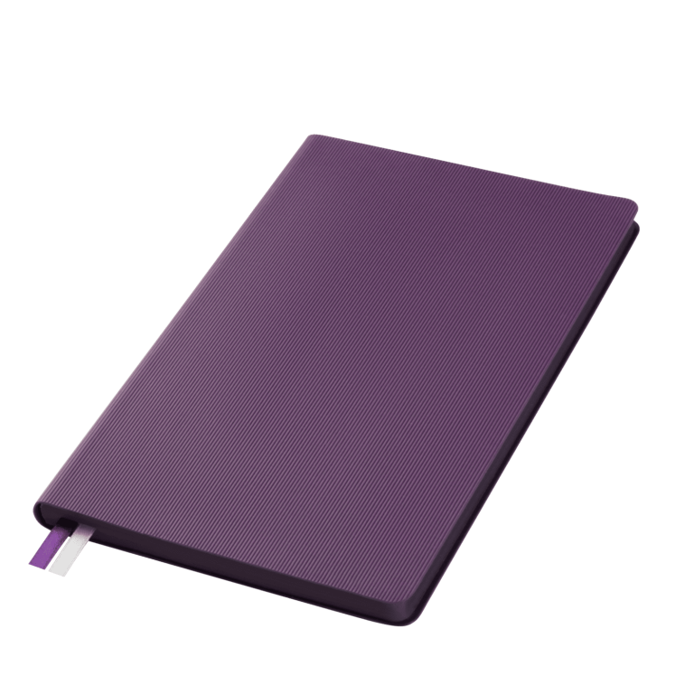 Ежедневник Рейн (Rain) недатированный, фиолетовый (без упаковки, без стикера) — изображение 2