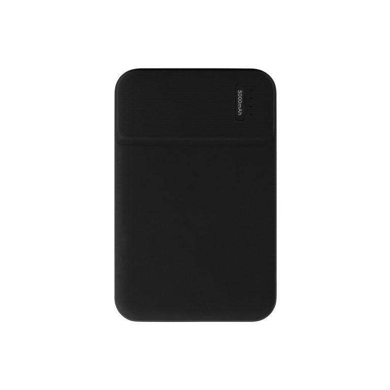 Внешний аккумулятор с подсветкой Скайлайн (Skyline), 5000 mAh, черный — изображение 3