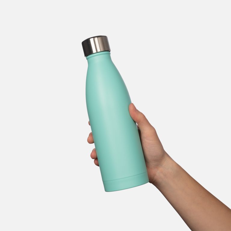 Термобутылка вакуумная герметичная Фреско (Fresco), аква (гладкое порошковое покрытие) — изображение 6