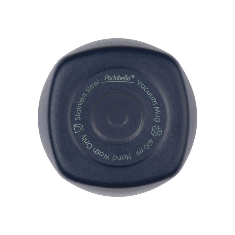 Термокружка вакуумная Вива (Viva), синяя — изображение 4