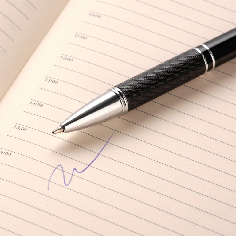 Шариковая ручка Крокус (Crocus), черная — изображение 4