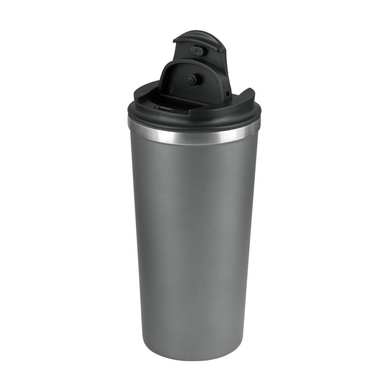 Термокружка вакуумная Палермо (Palermo), светло-серая — изображение 3