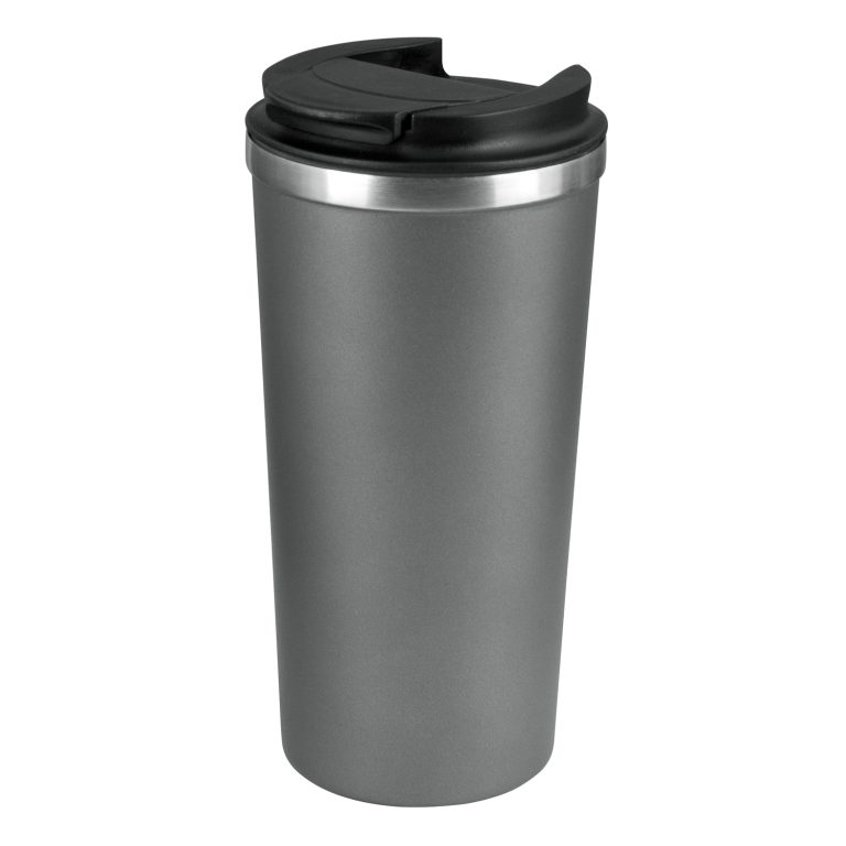 Термокружка вакуумная Палермо (Palermo), светло-серая — изображение 4
