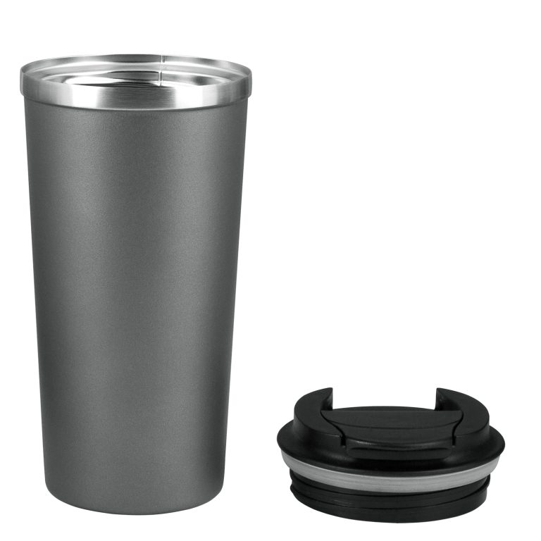 Термокружка вакуумная Палермо (Palermo), светло-серая — изображение 5