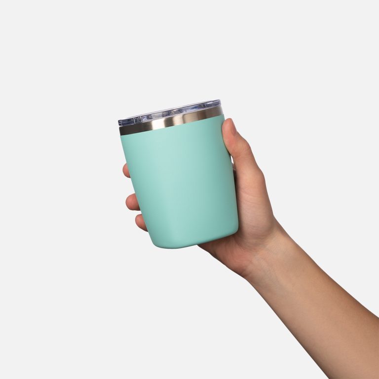 Термокружка вакуумная Вива (Viva), аква — изображение 10