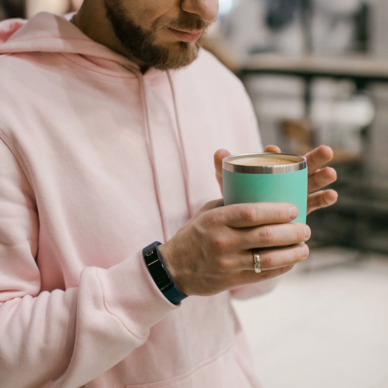 Термокружка вакуумная Вива (Viva), аква — изображение 7