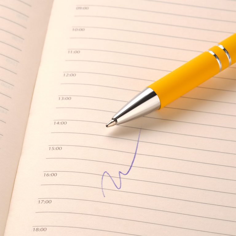 Шариковая ручка Альфа (Alpha), желтая — изображение 4