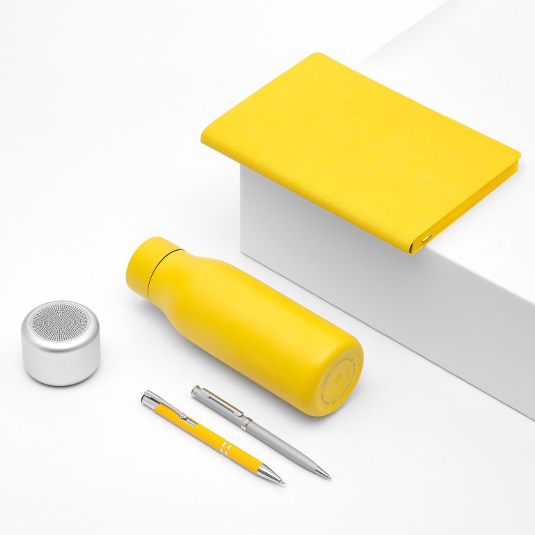 Шариковая ручка Альфа (Alpha), желтая — изображение 7