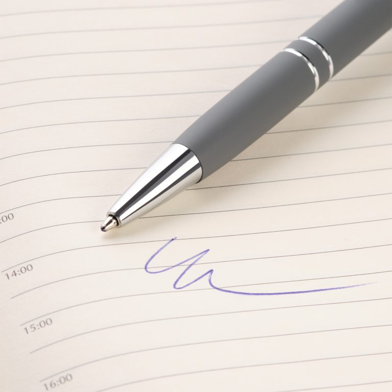 Шариковая ручка Комет Нео (Comet NEO), серая — изображение 4