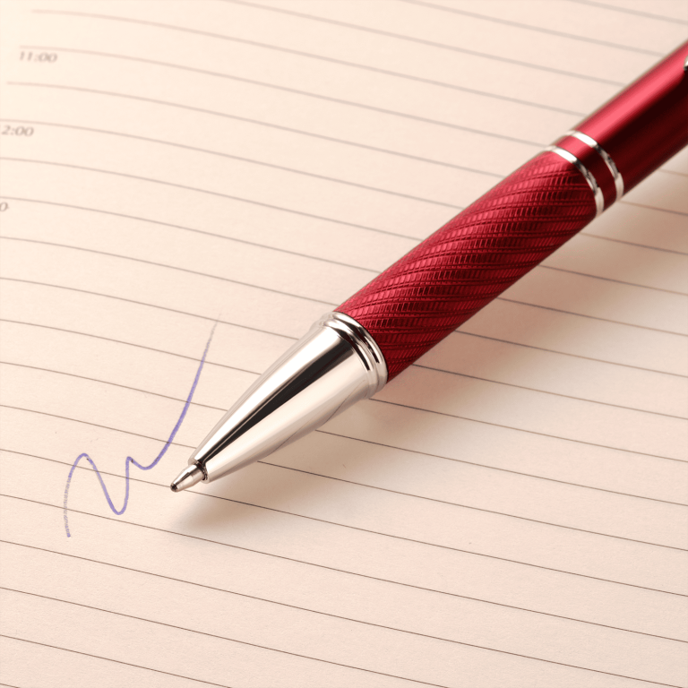 Шариковая ручка Крокус (Crocus), красная — изображение 4