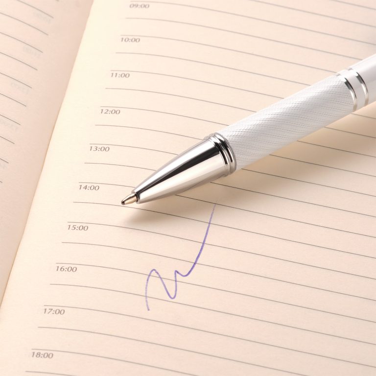 Шариковая ручка Крокус (Crocus), белая — изображение 4