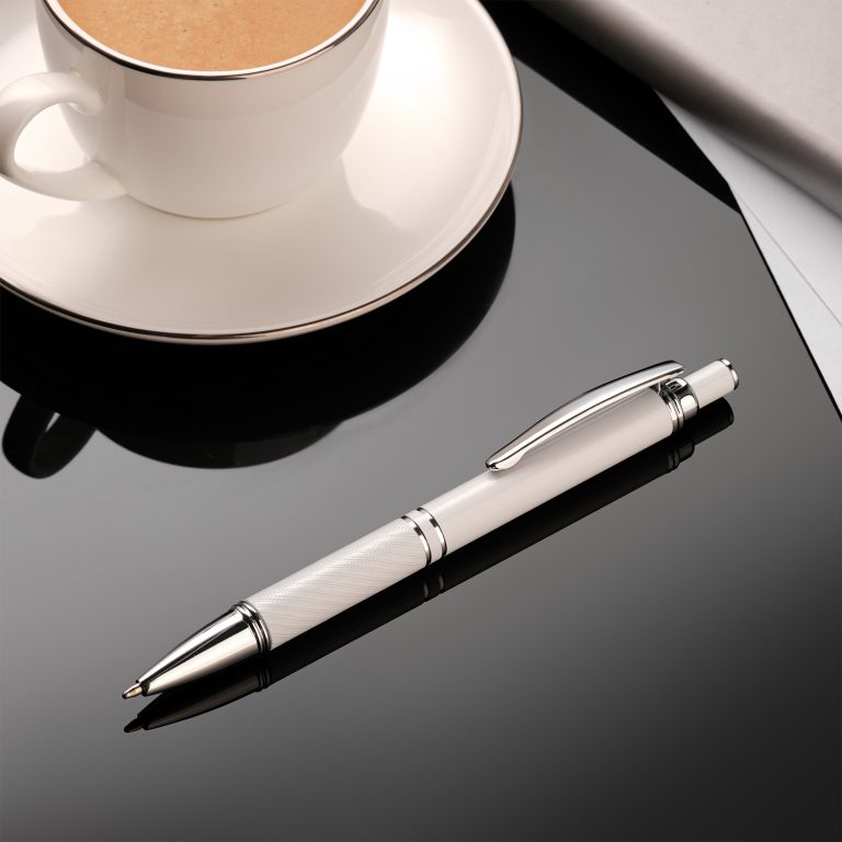 Шариковая ручка Крокус (Crocus), белая — изображение 6